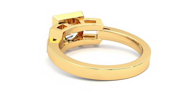 Taylor & Hart Artemis Round Engagement Ring 360 degree image 17