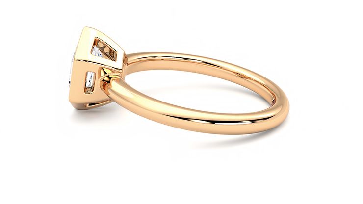 Taylor & Hart Astral Hexagonal Engagement Ring 360 degree image 20