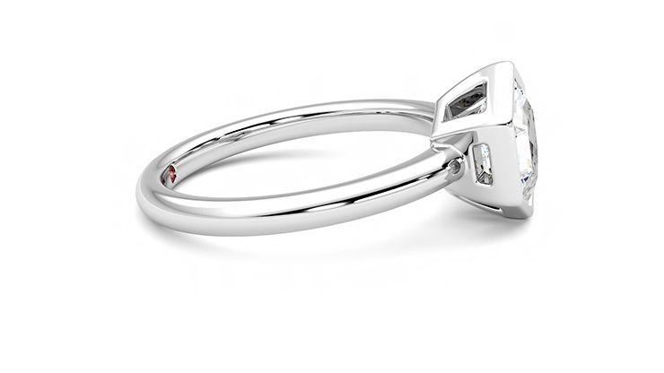 Taylor & Hart Astral Hexagonal Engagement Ring 360 degree image 9