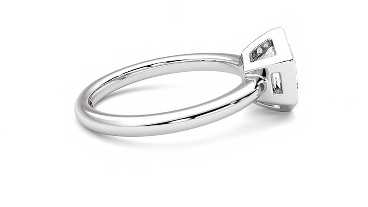 Taylor & Hart Astral Hexagonal Engagement Ring 360 degree image 10