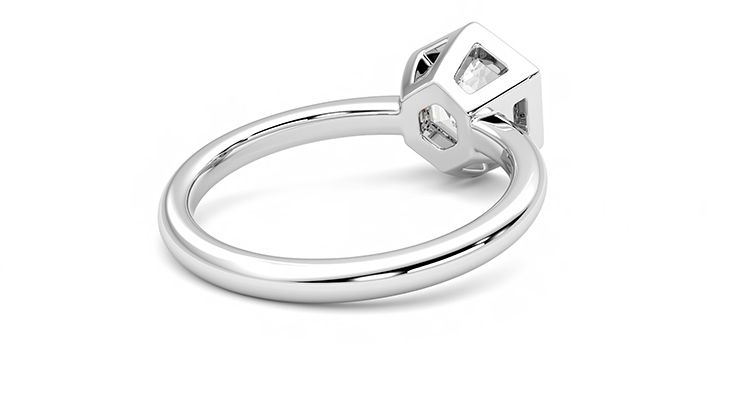 Taylor & Hart Astral Hexagonal Engagement Ring 360 degree image 13
