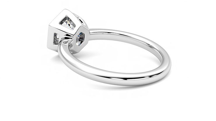 Taylor & Hart Astral Hexagonal Engagement Ring 360 degree image 18
