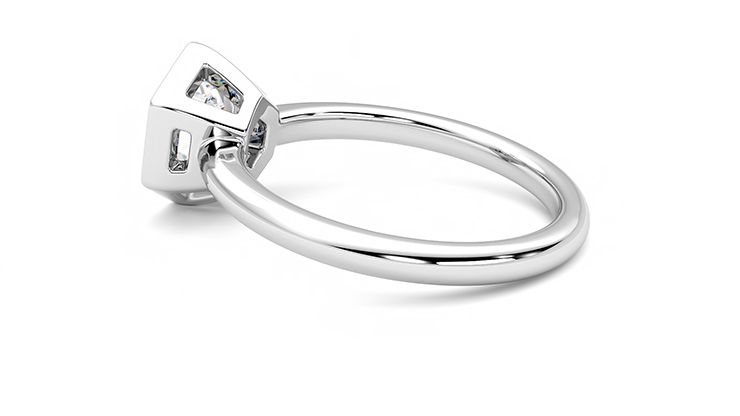 Taylor & Hart Astral Hexagonal Engagement Ring 360 degree image 19