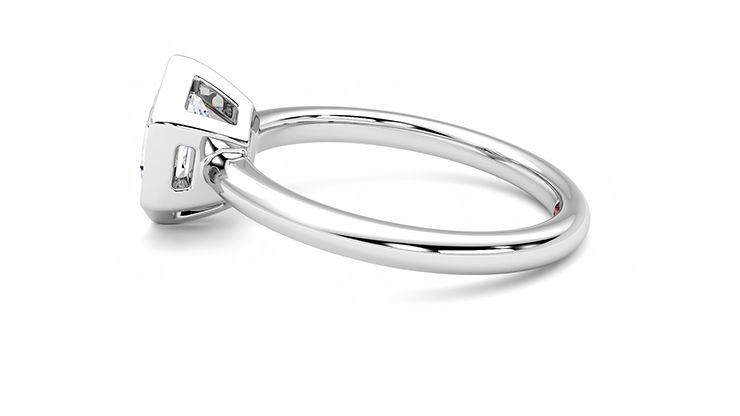 Taylor & Hart Astral Hexagonal Engagement Ring 360 degree image 20