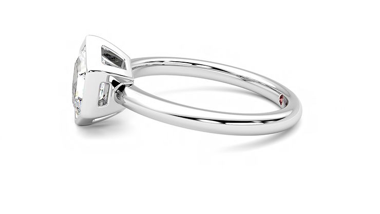Taylor & Hart Astral Hexagonal Engagement Ring 360 degree image 21
