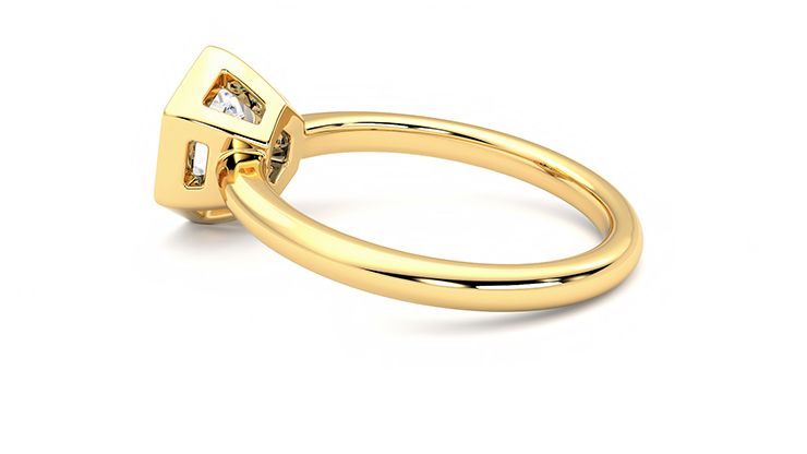 Taylor & Hart Astral Hexagonal Engagement Ring 360 degree image 19