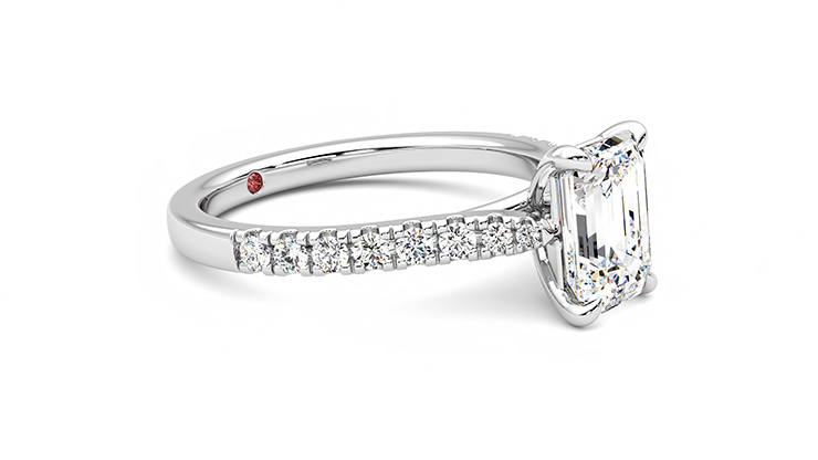 Aurora Black & White Lab Grown Diamond Wedding Ring, Pave, 3.00 Carat,  Platinum – Best Brilliance