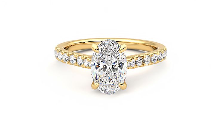 Taylor & Hart Aurora Oval Engagement Ring 360 degree image 29
