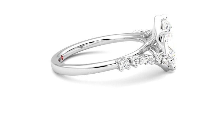 Taylor & Hart Avalon Marquise Engagement Ring 360 degree image 9