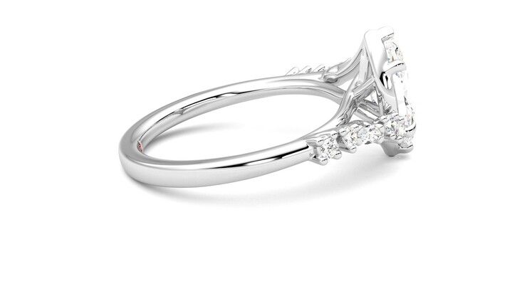 Taylor & Hart Avalon Marquise Engagement Ring 360 degree image 10
