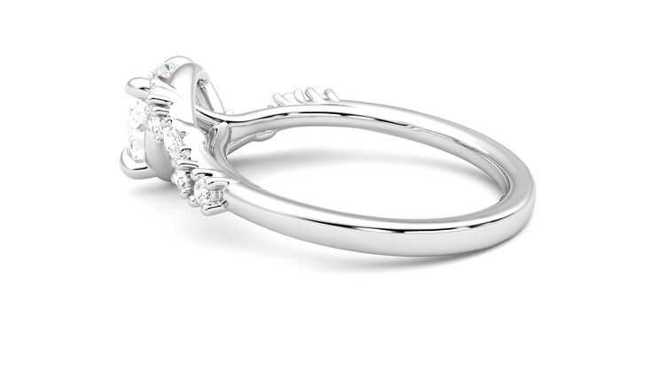 Taylor & Hart Avalon Round Engagement Ring 360 degree image 19