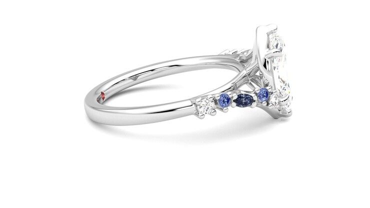 Taylor & Hart Avalon Marquise Engagement Ring 360 degree image 9