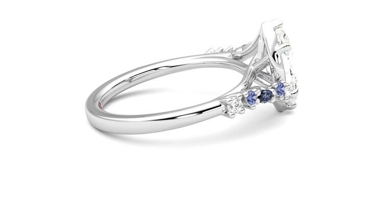Taylor & Hart Avalon Marquise Engagement Ring 360 degree image 10