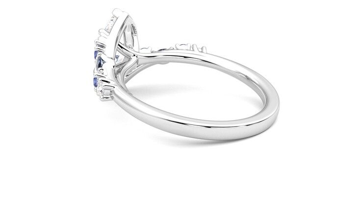 Taylor & Hart Avalon Marquise Engagement Ring 360 degree image 18