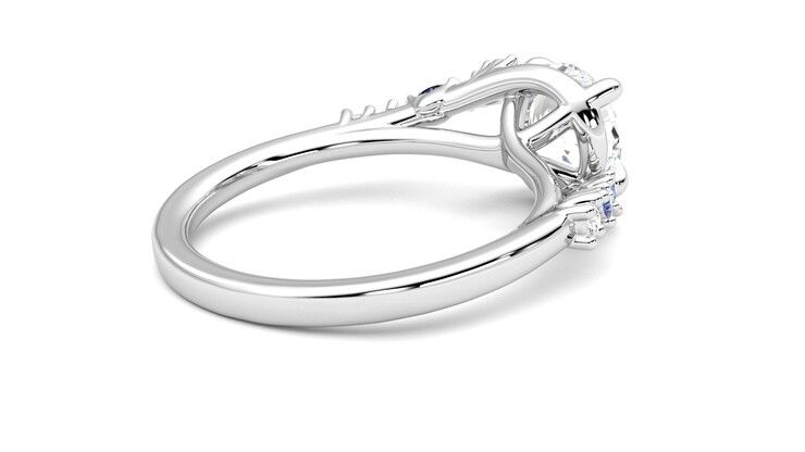 Taylor & Hart Avalon Round Engagement Ring 360 degree image 12