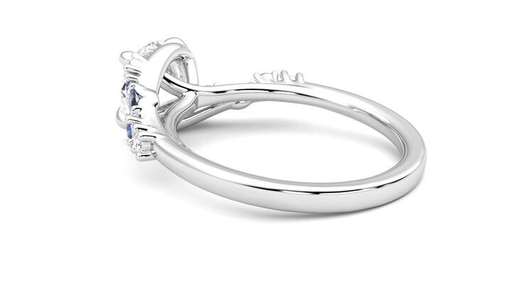 Taylor & Hart Avalon Round Engagement Ring 360 degree image 18