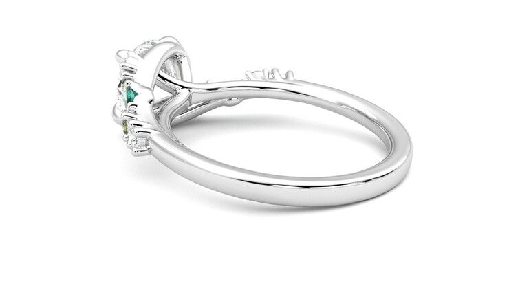 Taylor & Hart Avalon Round Engagement Ring 360 degree image 18