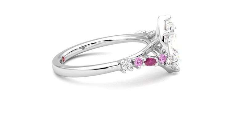 Taylor & Hart Avalon Marquise Engagement Ring 360 degree image 9