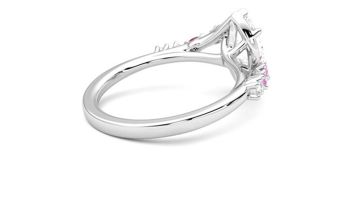 Taylor & Hart Avalon Marquise Engagement Ring 360 degree image 12