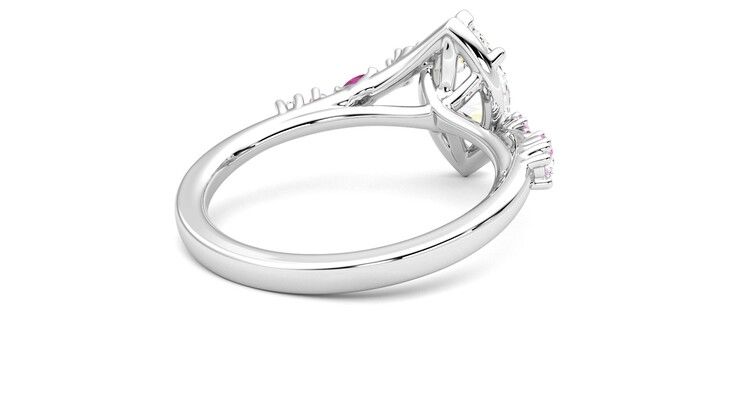 Taylor & Hart Avalon Marquise Engagement Ring 360 degree image 13