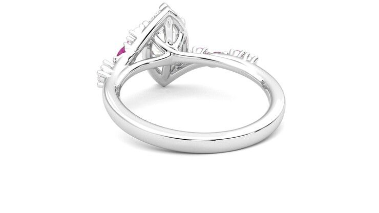 Taylor & Hart Avalon Marquise Engagement Ring 360 degree image 16