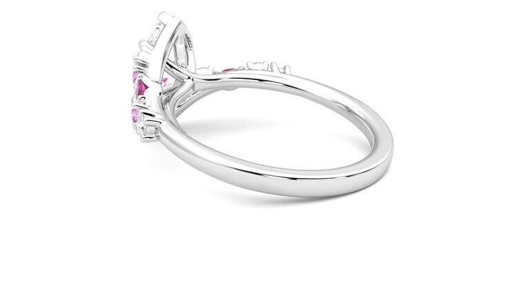 Taylor & Hart Avalon Marquise Engagement Ring 360 degree image 18