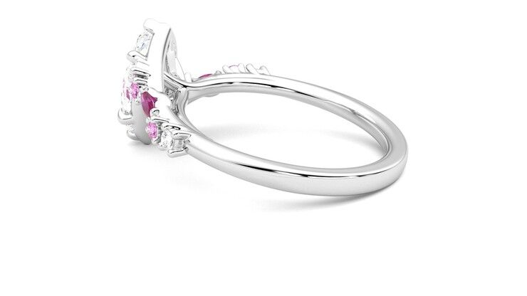 Taylor & Hart Avalon Marquise Engagement Ring 360 degree image 19
