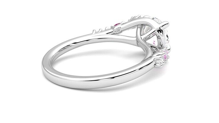 Taylor & Hart Avalon Round Engagement Ring 360 degree image 12