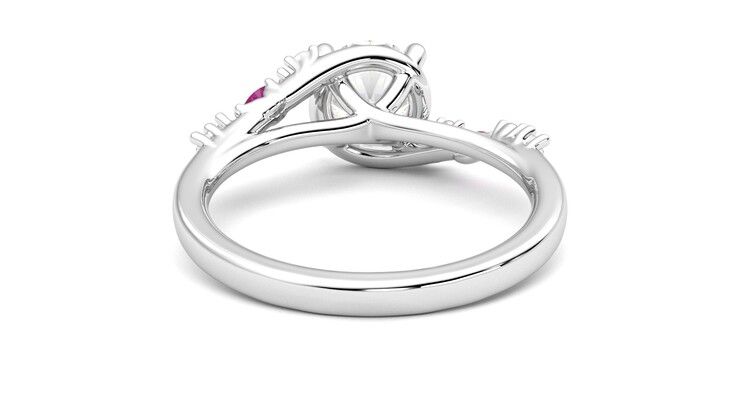 Taylor & Hart Avalon Round Engagement Ring 360 degree image 15