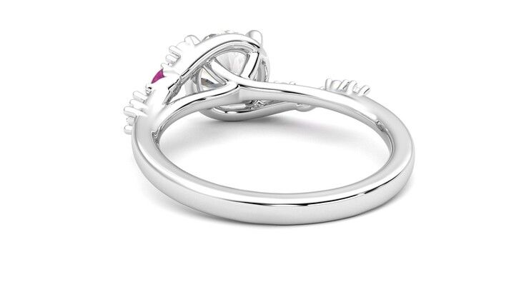 Taylor & Hart Avalon Round Engagement Ring 360 degree image 16