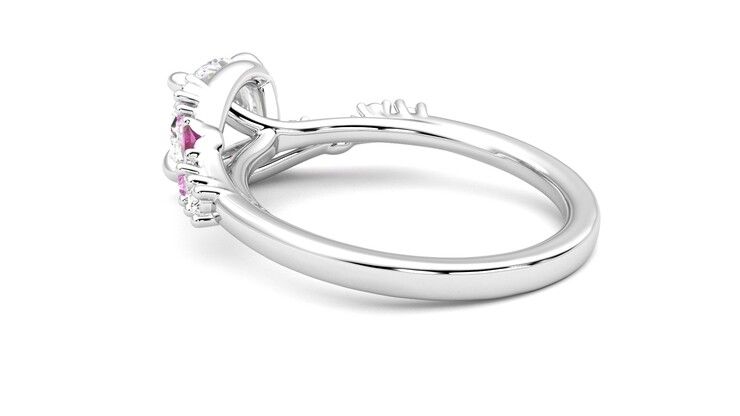 Taylor & Hart Avalon Round Engagement Ring 360 degree image 18