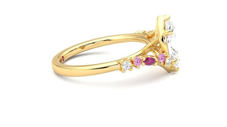 Taylor & Hart Avalon Marquise Engagement Ring 360 degree image 9