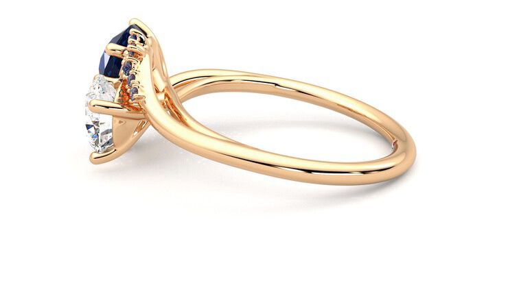 Taylor & Hart Besso Round Engagement Ring 360 degree image 20