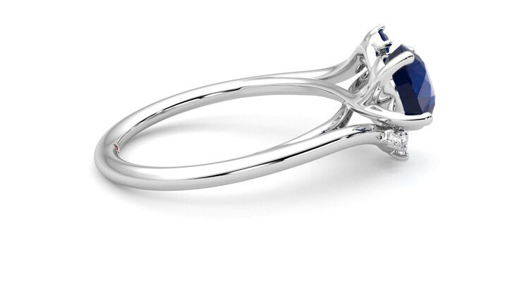 Taylor & Hart Besso Round Engagement Ring 360 degree image 10