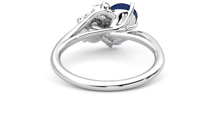 Taylor & Hart Besso Round Engagement Ring 360 degree image 15