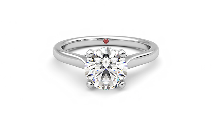 Taylor & Hart Bliss Round Engagement Ring 360 detail 01