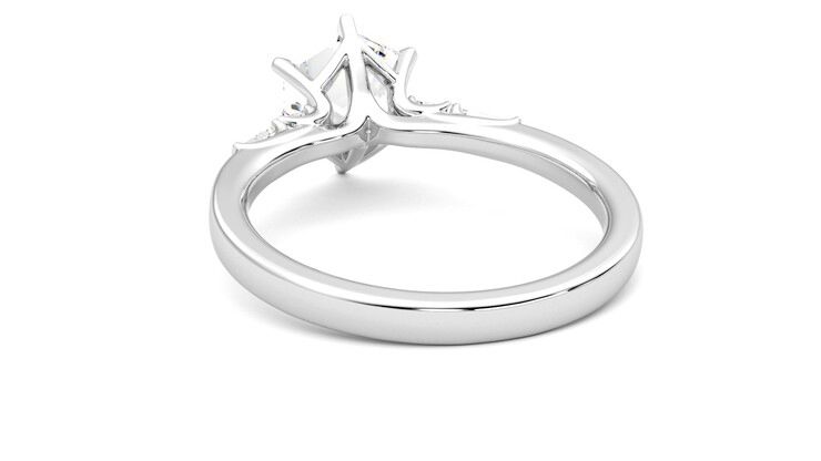 Taylor & Hart Carrara Hexagonal Engagement Ring 360 degree image 16