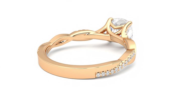 Taylor & Hart Cassia Cushion Engagement Ring 360 degree image 13