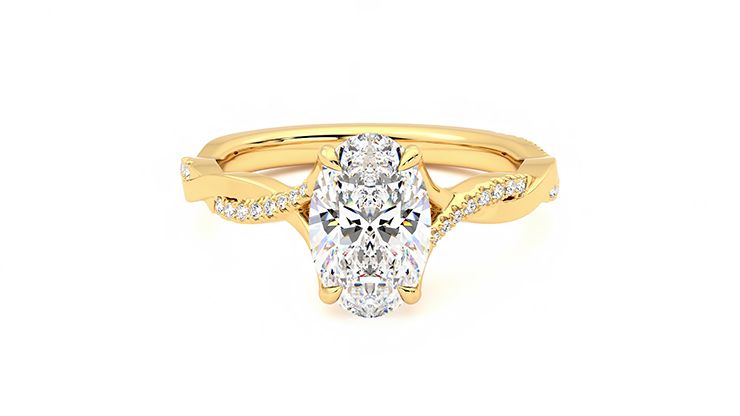 Taylor & Hart Cassia Oval Engagement Ring 360 degree image 0