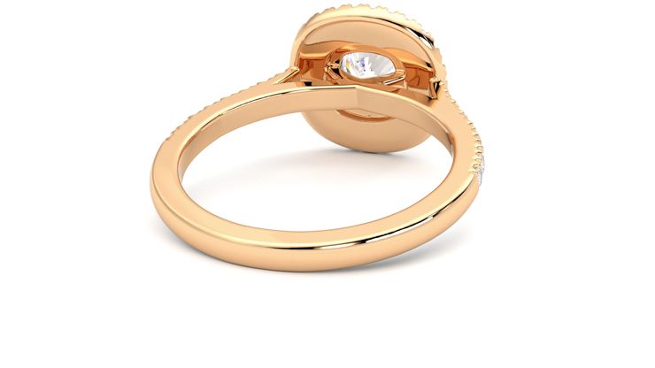 Taylor & Hart Celestial Cushion Engagement Ring 360 degree image 14