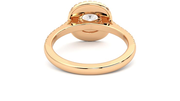 Taylor & Hart Celestial Cushion Engagement Ring 360 degree image 15