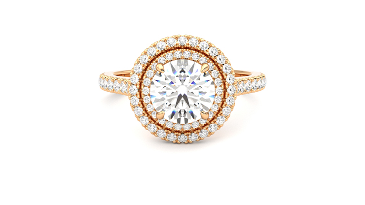 Taylor & Hart Celestial Round Engagement Ring 360 detail 01