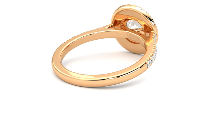 Taylor & Hart Celestial Round Engagement Ring 360 degree image 13