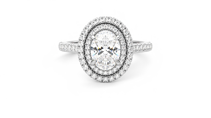 Taylor & Hart Celestial Oval Engagement Ring 360 detail 01