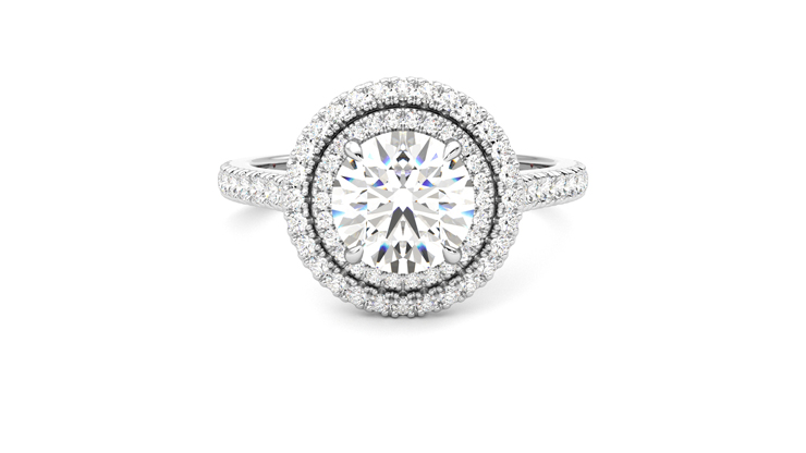 Taylor & Hart Celestial Round Engagement Ring 360 detail 01
