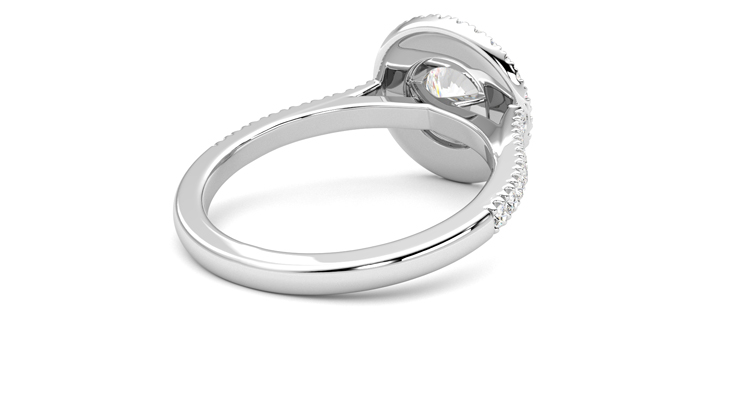 Taylor & Hart Celestial Round Engagement Ring 360 degree image 13
