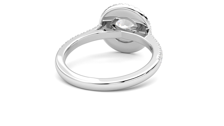 Taylor & Hart Celestial Round Engagement Ring 360 degree image 14