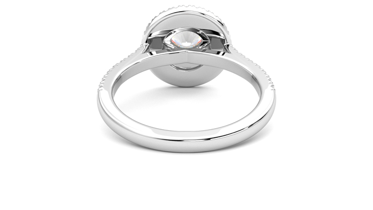 Taylor & Hart Celestial Round Engagement Ring 360 degree image 15
