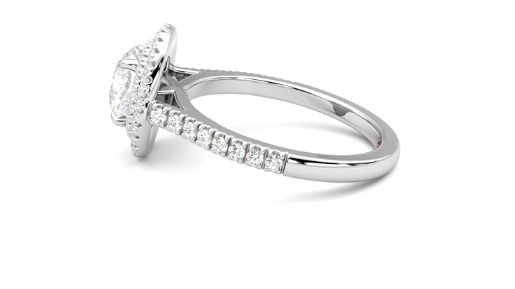 Taylor & Hart Celestial Round Engagement Ring 360 degree image 20