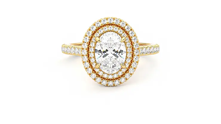 Taylor & Hart Celestial Oval Engagement Ring 360 detail 01
